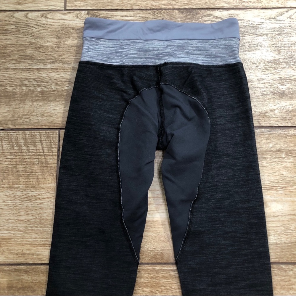 Lululemon Power House Crop Leggings Black Wee Sz 2 - Picture 5 of 8
